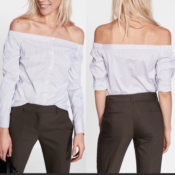 NWOT Express Off Shoulder Top - Picture 2 of 5